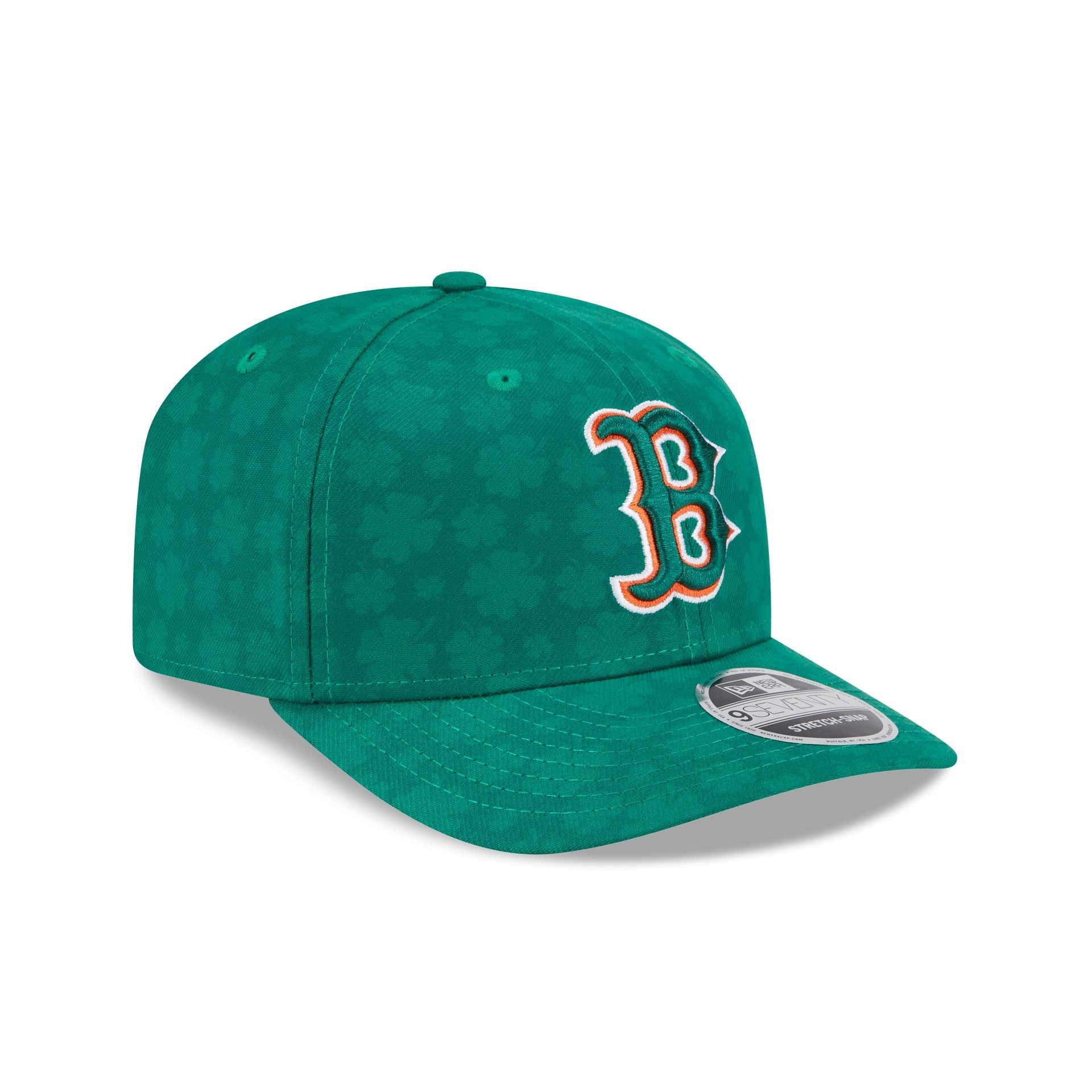 Boston Red Sox St. Patrick's Day 2025 9SEVENTY Stretch-Snap Hat